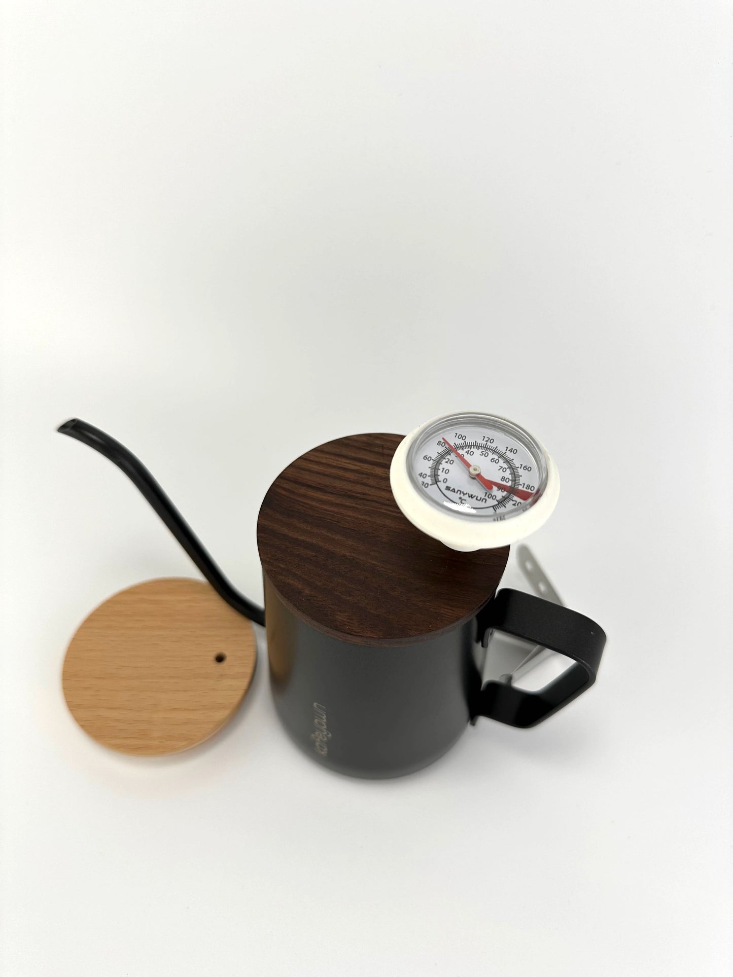 Kafeyawn Gooseneck Kettle (300ml) with Thermometer |Kafeyawn 細長咀手沖壼(300 毫升) 附溫度計