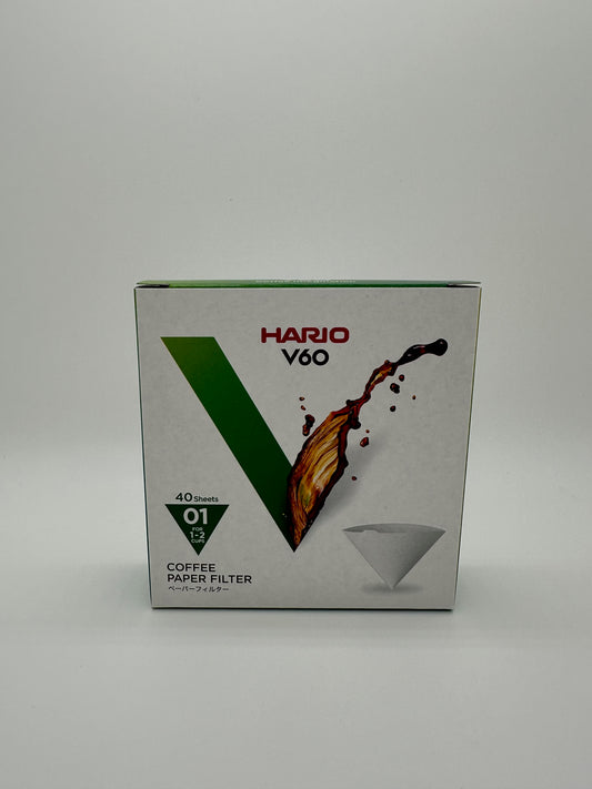Hario V60 Paper Filter for 01 Size Dripper (40P)