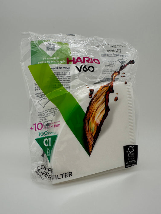 Hario V60 Paper Filter for 01 Size Dripper (100P)
